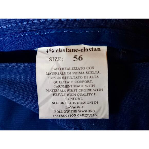 HERMAN & SONS Chino Pant Trousers Navy Italian sz 56 / US sz 40 NWT | MSRP: $187 - Picture 8 of 8